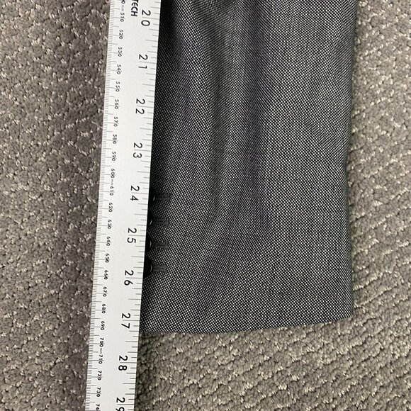 Gieves & Hawkes Blazer Sport Coat Men's 46L Silver Black Micro Dot Birdseye Wool - Picture 15 of 16